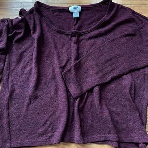 Old Navy Burgundy Sweater Small